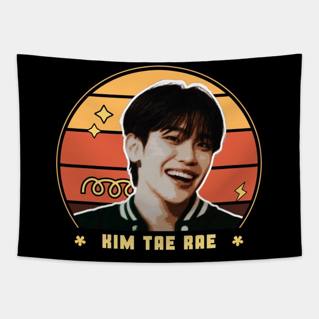 Retro Kim Tae Rae ZEROBASEONE Tapestry by wennstore