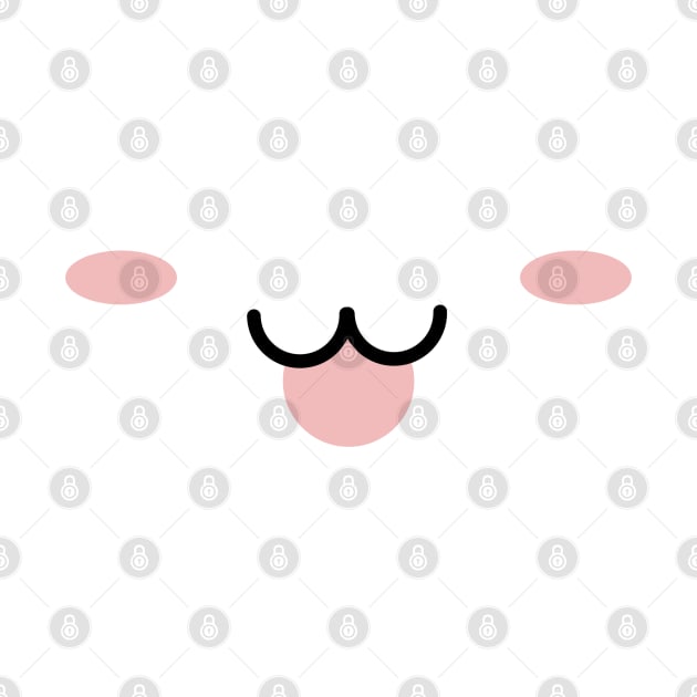 Kawaii Face with tongue by Shelby Ly Designs