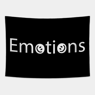 Emotions artistic fun design Tapestry