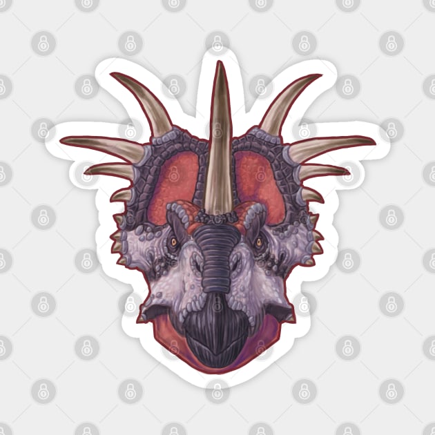 Styracosaurus albertensis Magnet by CoffeeBlack