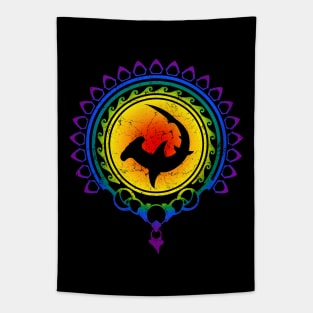 LGBTQ Pride Hawaii Hammerhead Shark Tapestry