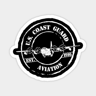 U.S. Coast Guard Aviation - Established 1916 - C-130 Aircraft Magnet