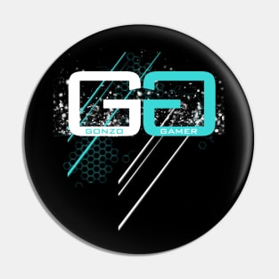 Blue GG Tyre Marked Logo Pin