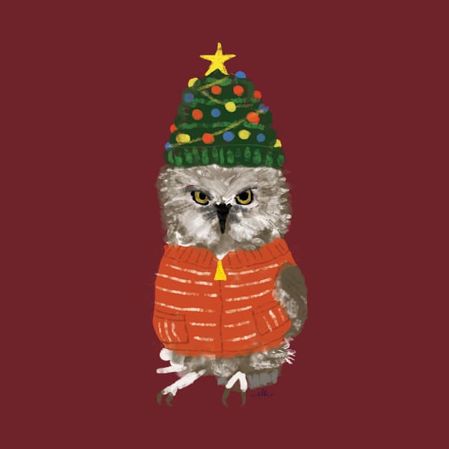 Rockefeller the Christmas Owl by EmilyLaurelHarris