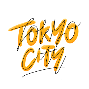 Lettering Tokyo City T-Shirt