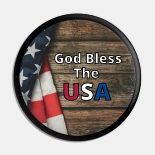 God Bless The USA Pin