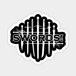 SWORDS! (dark) Magnet