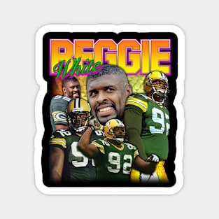 Vintage Reggie White Retro Magnet