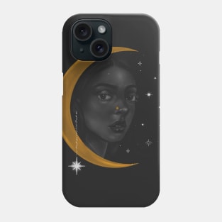 Lady of the moon Phone Case