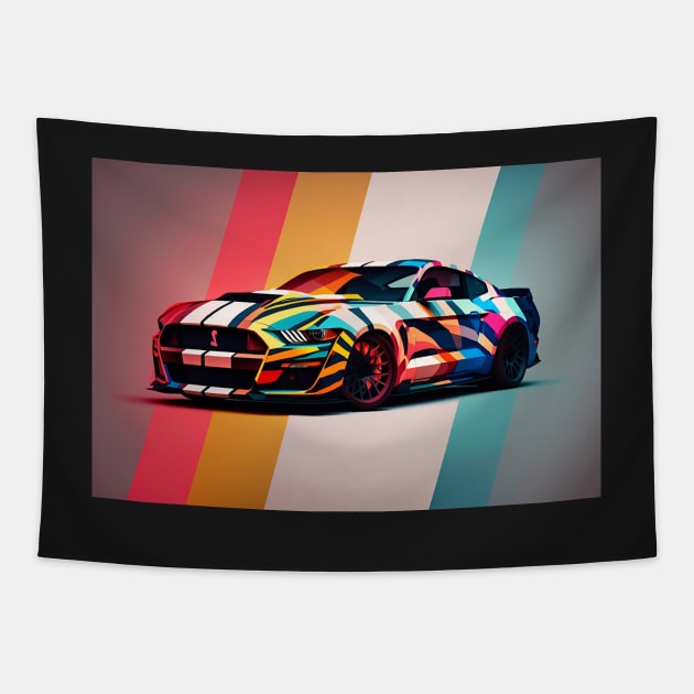 Exotic Car - Cobra - 2 Tapestry by PixelPusherArt