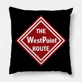 The West Point Route Pillow