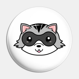 Kawaii Cute Raccoon Pin