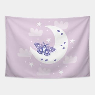 Mystical Moth Tapestry