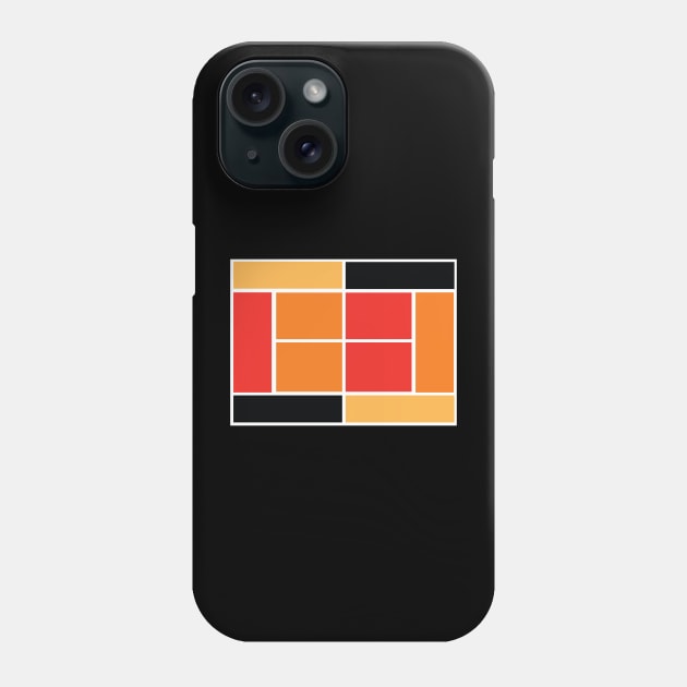 TENNIS COURT PALETTE Phone Case by King Chris