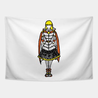 Cute Female Sunlight Paladin Tapestry