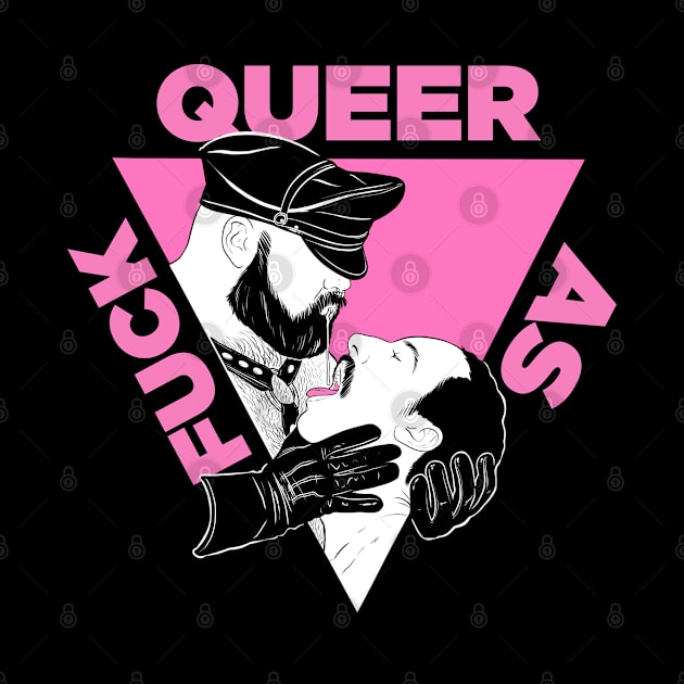 Queer AF - pink by RobskiArt