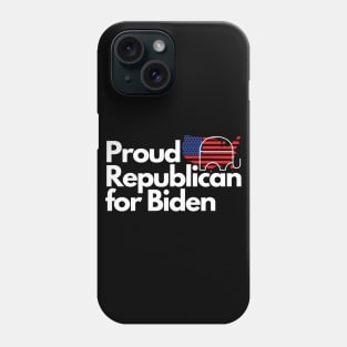 Proud Republican for Biden Phone Case