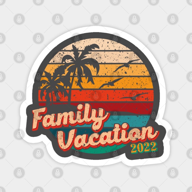 Family Vacation Magnet by Litho