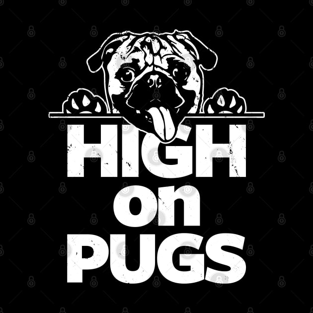 Funny Cute Pug Anti-Drug Slogan Gift For Pugs And Dog Lovers by BoggsNicolas