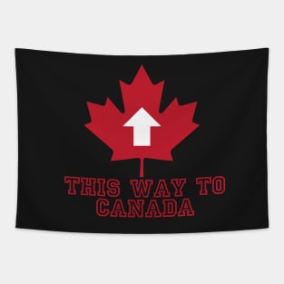 This way to Canada Tapestry