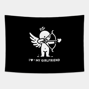 Cupid's Girlfriend Tee Tapestry