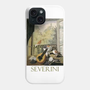 Window with Pigeons by Gino Severini Phone Case