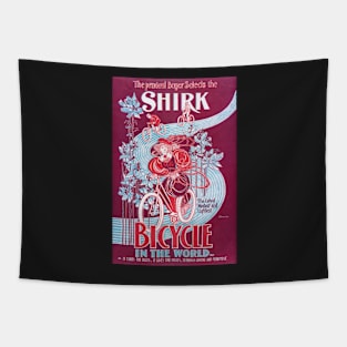 Advertisement - Shirk Bicycle Tapestry