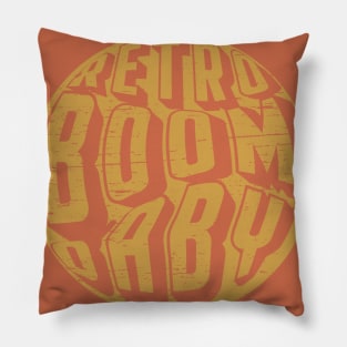 Retro Boom Baby Pillow