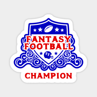 Fantasy Football Champion Shield Magnet