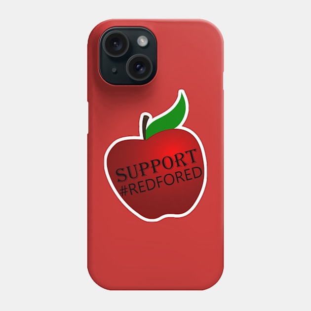 Teacher Support Wear Red for Public Ed School Support Shirt Phone Case by tamdevo1