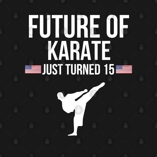 Future Of Karate Just Turned 15 Birthday Gift Idea For 15 by giftideas