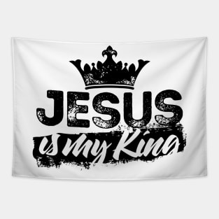 Bible art. Jesus is my King. Tapestry