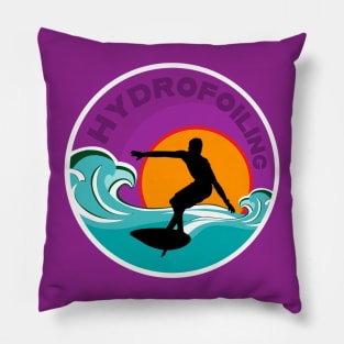 Riding the wave Pillow