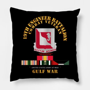 19th Engineer Battalion - Gulf War w SVC Pillow