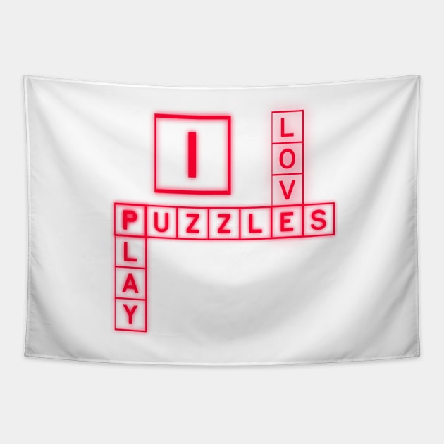 Lightweight Crossword, Puzzles Lover, Puzzles Tapestry by BeNumber1