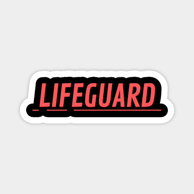 Lifeguard Magnet by Realfashion