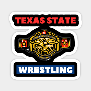 Texas State wrestling Magnet