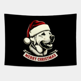 Santa's Four-Legged Helper: Labrador Christmas Sweatshirt Tapestry