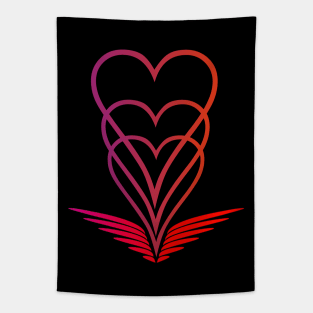 Winged heart Tapestry