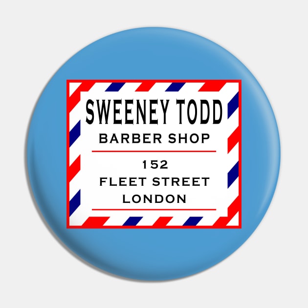 Sweeney Todd Barber Shop Pin by Lyvershop