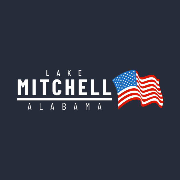 Lake Mitchell - USA - light text by Alabama Lake Life