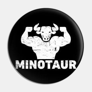 Distressed Greek Mythology Minotaur Pin