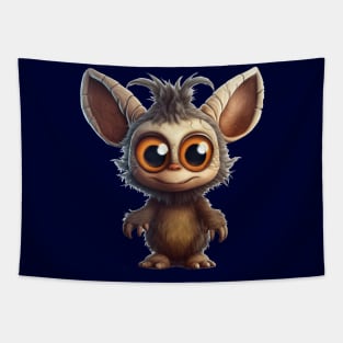 Here Is The Cute Monster With Big Ears Tapestry