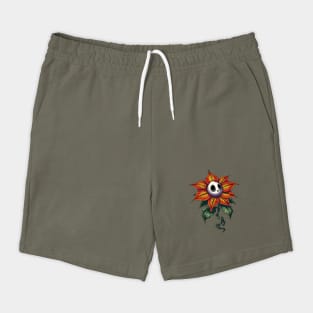 Spooky Christmas Poinsettia Shorts