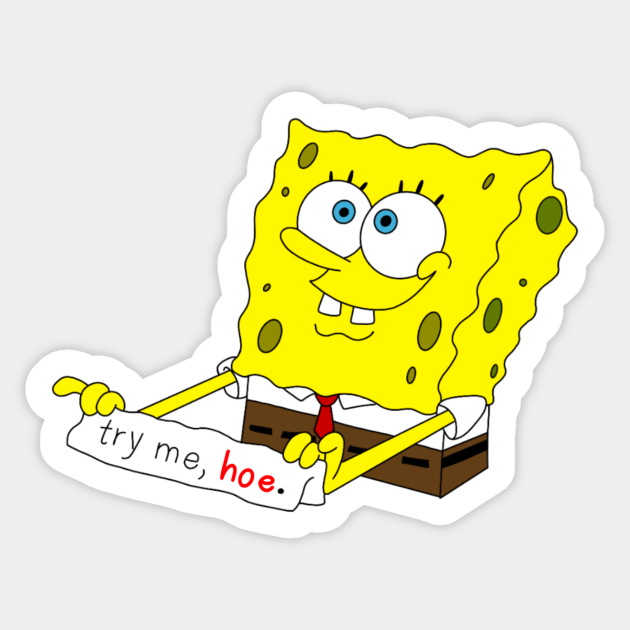 Spongebob Is Over It Spongebob Sticker Teepublic