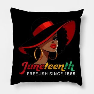 Juneteenth - FREE-ISH SINCE 1865-Celebrating  Freedom Day 1865 Pillow