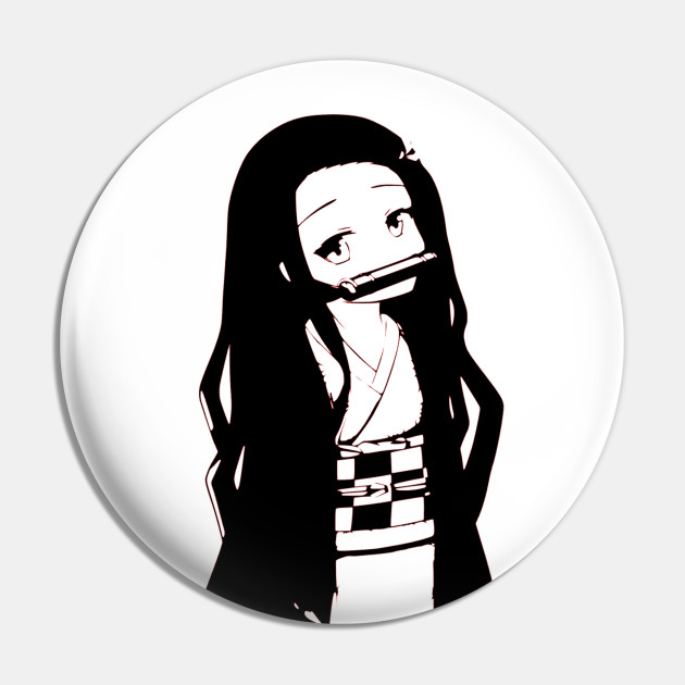 Nezuko Demon Slayer Cute Anime Girl Nezuko Pin Teepublic