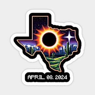 Eclipse Texas 2024 Magnet