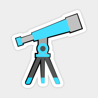 Telescope - Vector Illustration Magnet