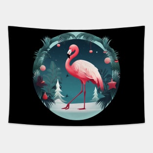 Flamingo Flock Sunset, Love Flamingos Tapestry